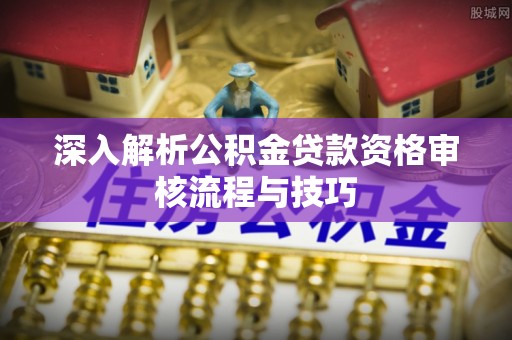 田中深入解析公积金贷款资格审核流程与技巧