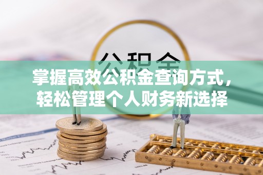 田中掌握高效公积金查询方式，轻松管理个人财务新选择