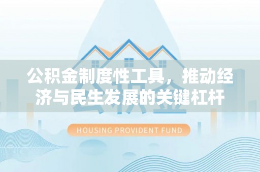田中公积金制度性工具，推动经济与民生发展的关键杠杆