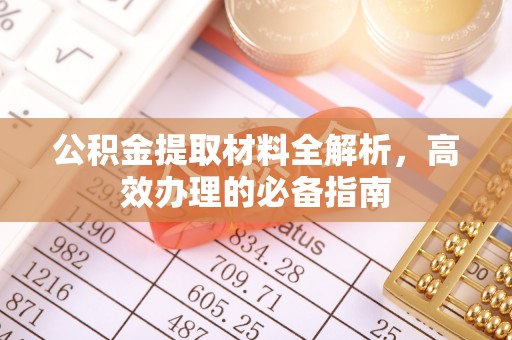 田中公积金提取材料全解析，高效办理的必备指南