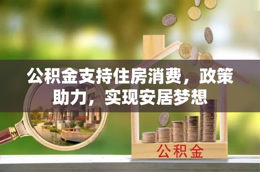 田中公积金支持住房消费，政策助力，实现安居梦想