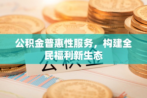 田中公积金普惠性服务，构建全民福利新生态