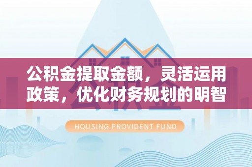田中公积金提取金额，灵活运用政策，优化财务规划的明智选择