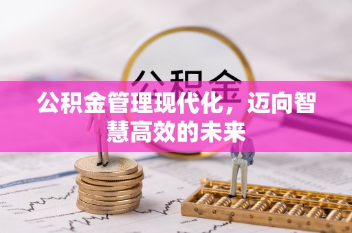 田中公积金管理现代化，迈向智慧高效的未来