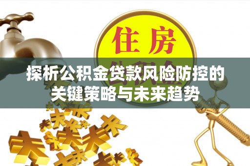田中探析公积金贷款风险防控的关键策略与未来趋势