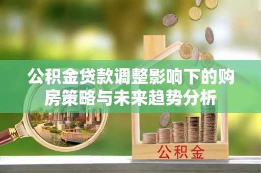 田中公积金贷款调整影响下的购房策略与未来趋势分析