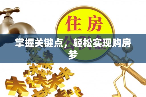田中掌握关键点，轻松实现购房梦