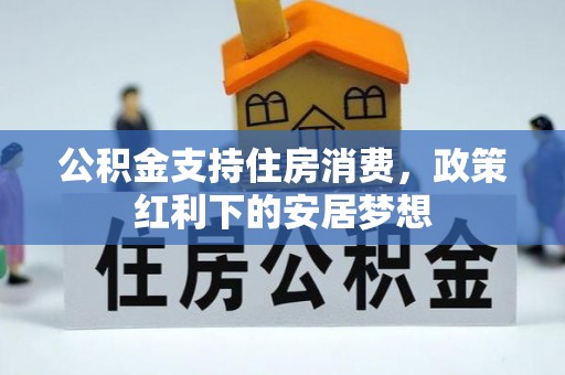田中公积金支持住房消费，政策红利下的安居梦想