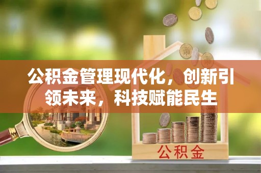 田中公积金管理现代化，创新引领未来，科技赋能民生