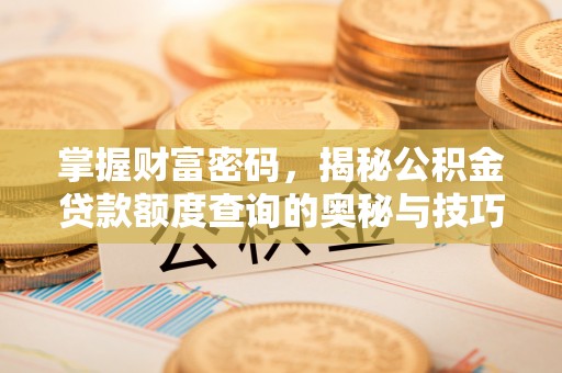 田中掌握财富密码，揭秘公积金贷款额度查询的奥秘与技巧