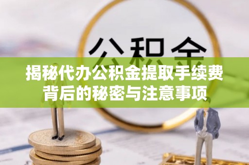 田中揭秘代办公积金提取手续费背后的秘密与注意事项