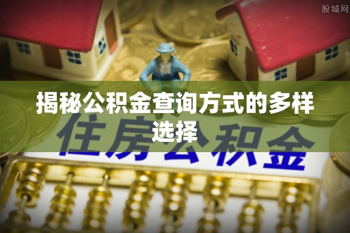 田中揭秘公积金查询方式的多样选择