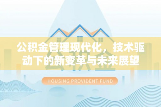 田中公积金管理现代化，技术驱动下的新变革与未来展望