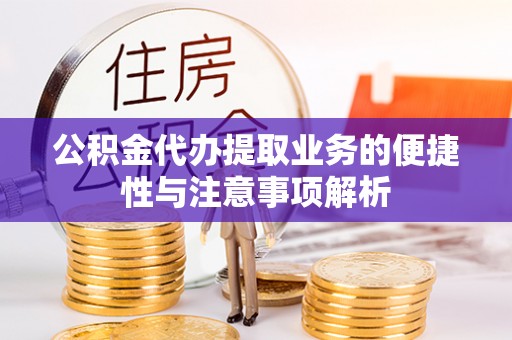 田中公积金代办提取业务的便捷性与注意事项解析