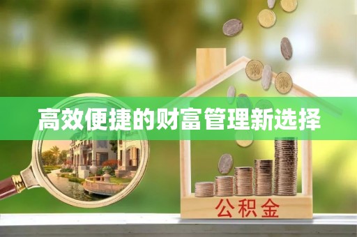 田中高效便捷的财富管理新选择